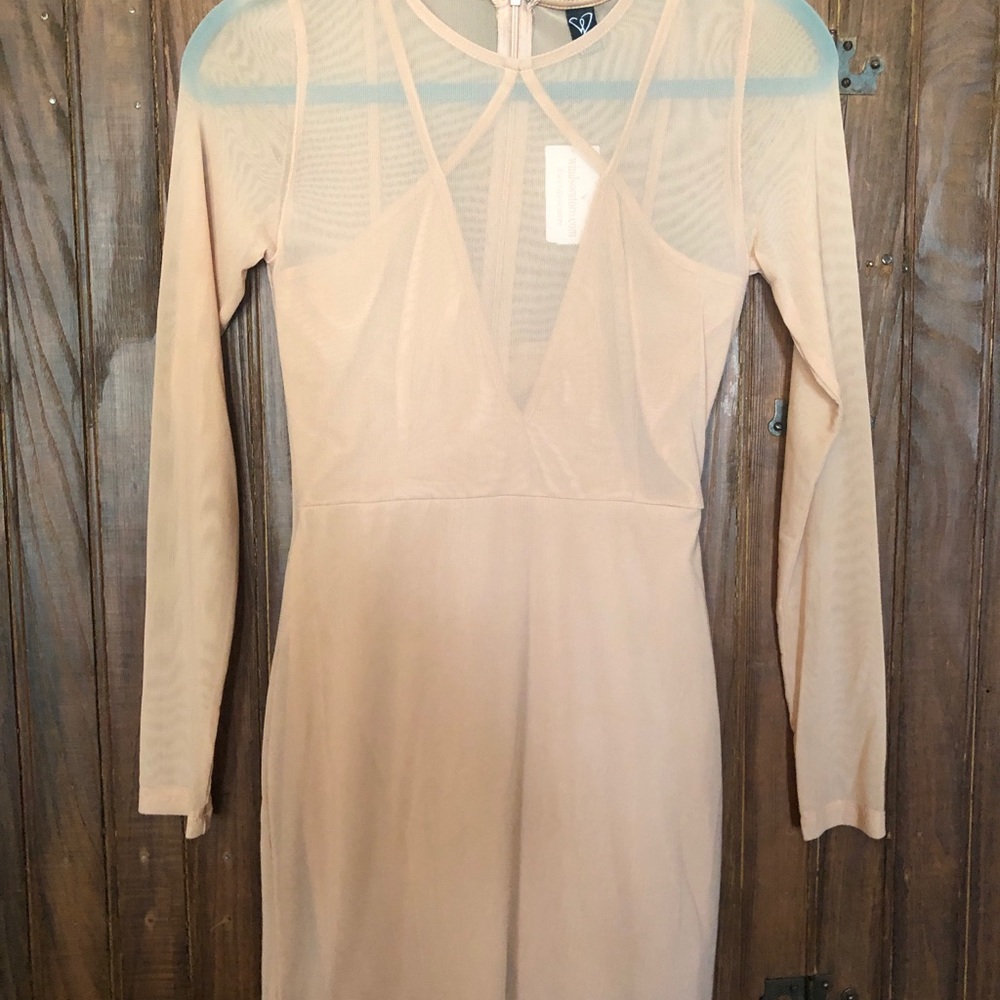 Nude Going Out Dress!